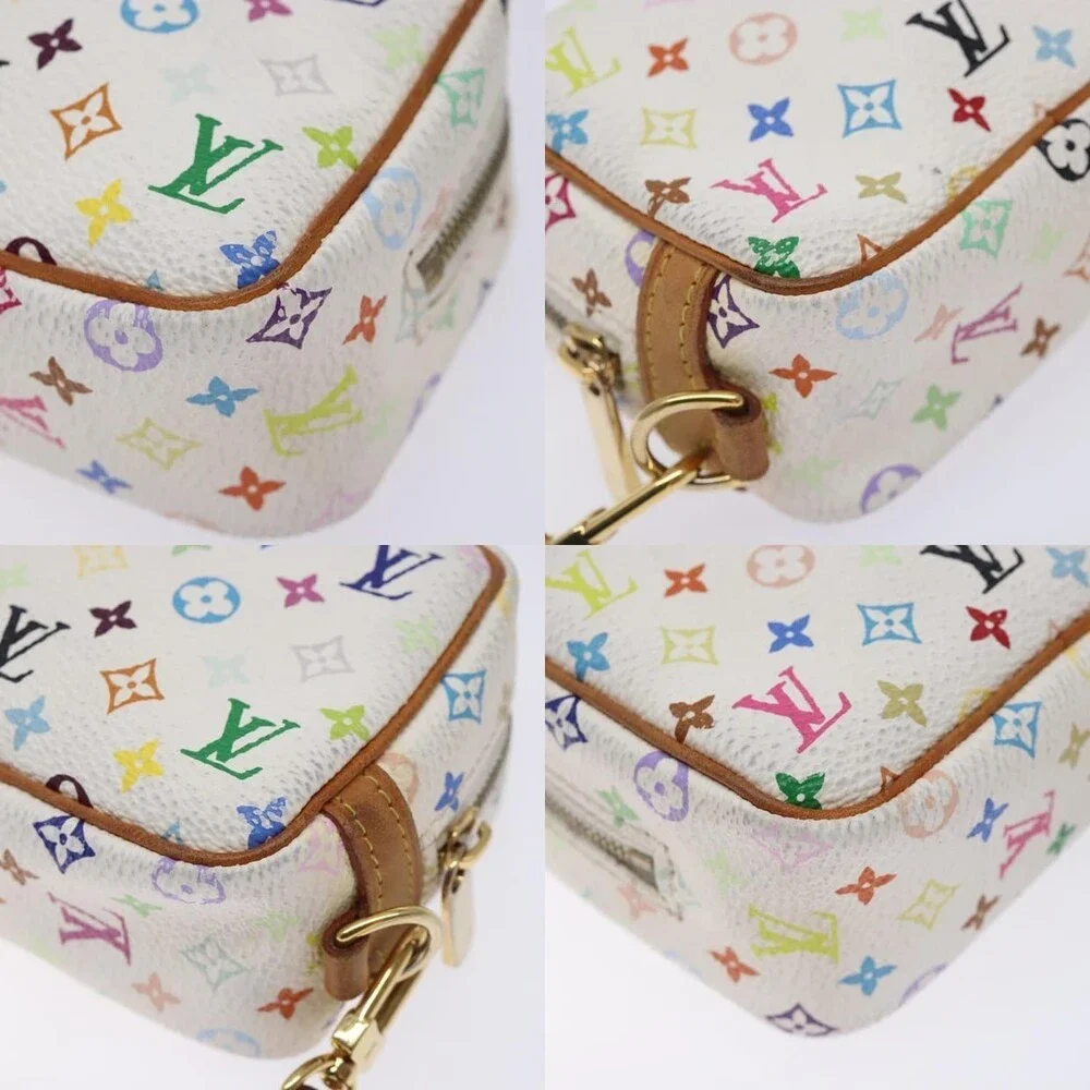 Louis Vuitton Monogram Multicolor Trousse Wapity White Pouch